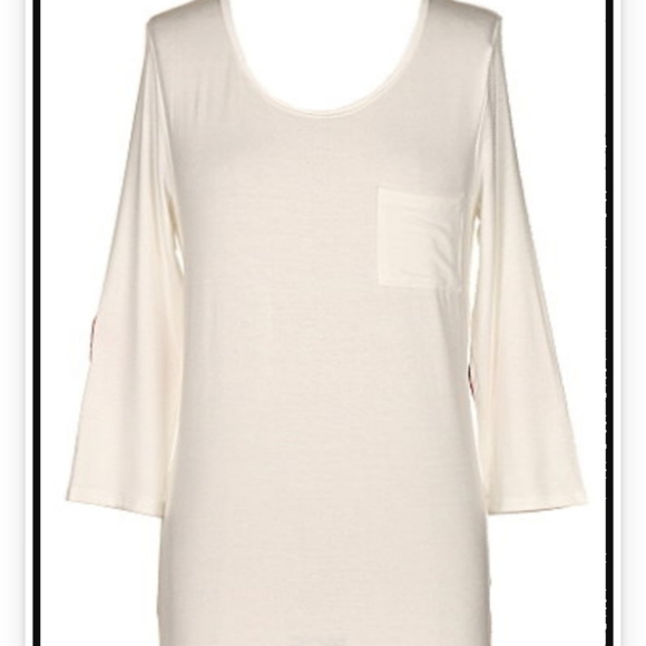 Rickety Rack | Tops | Rickety Rack Heart Sleeve Scoop Neck Rayon Top ...